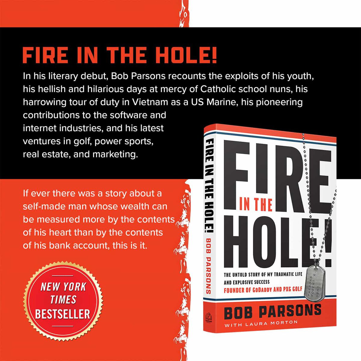 Fire in the Hole! by GoDaddy & PXG Founder Bob Parsons 