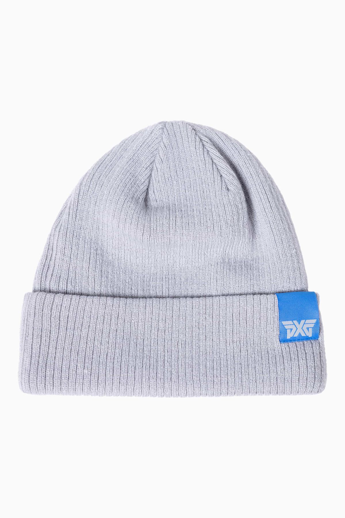 Color Tag Rib Knit Beanie 