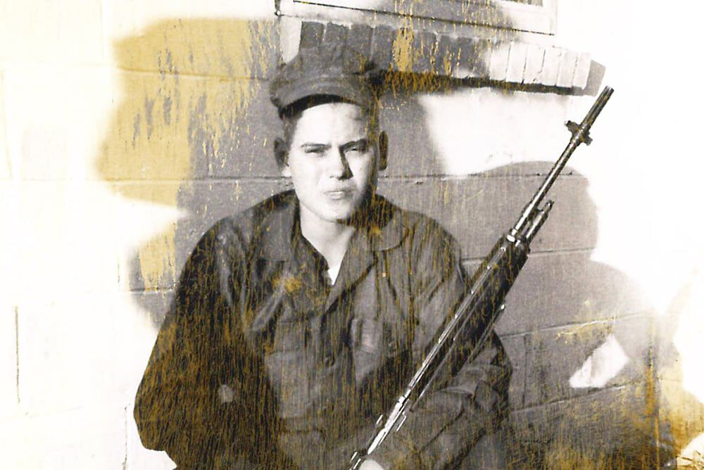 Bob Parsons when he was in the Vietnam War