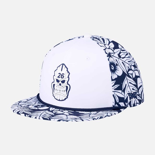 【PXG】Faceted Large 6 Panel Structured Flat Bill Cap 6 Panel Structured Low Crown Snapback Cap | PXG Canada