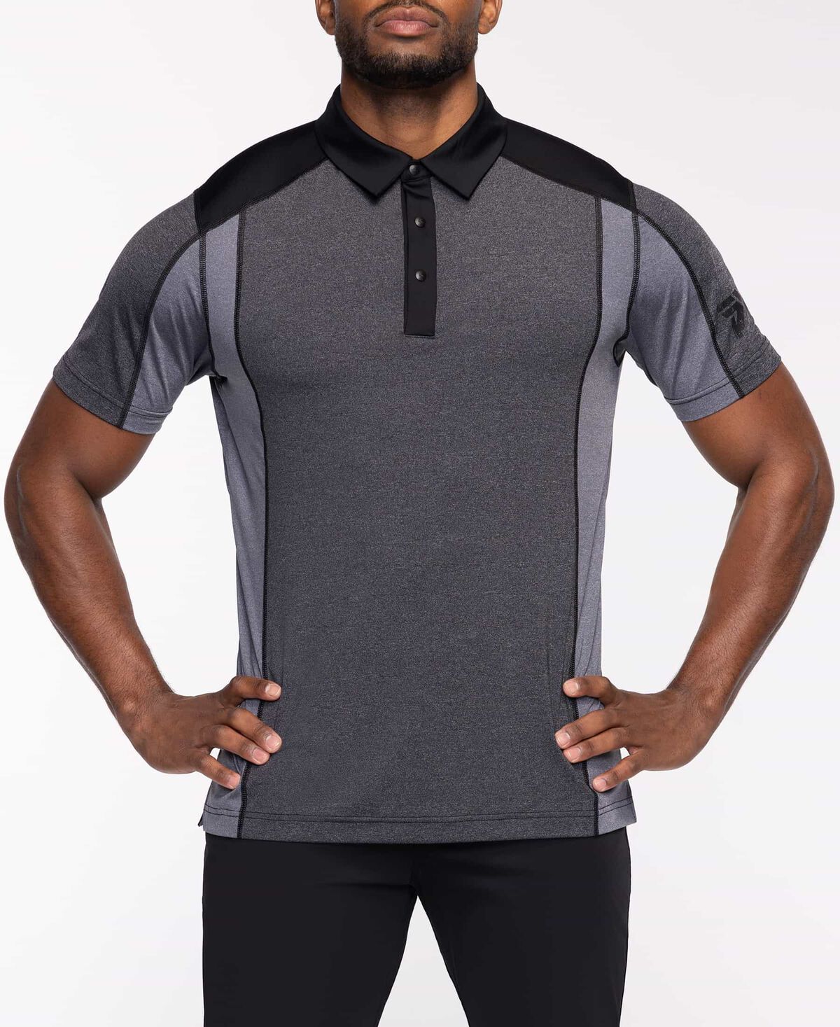 Athletic Fit Multi-Panel Polo 