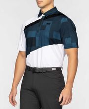 Men's Comfort Fit Grid Digital Camo Polo 