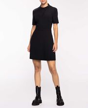 Darkness Pleated Polo Dress 