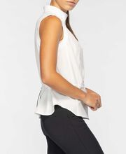 Women's Sleeveless Pleated Pullover 