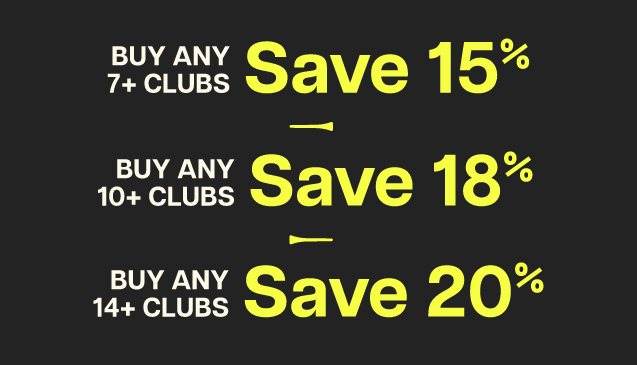 save money when you buy clubs